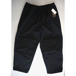 Vans 000HGR Women's Sz XL Black Nylon Riley Parachute Pants